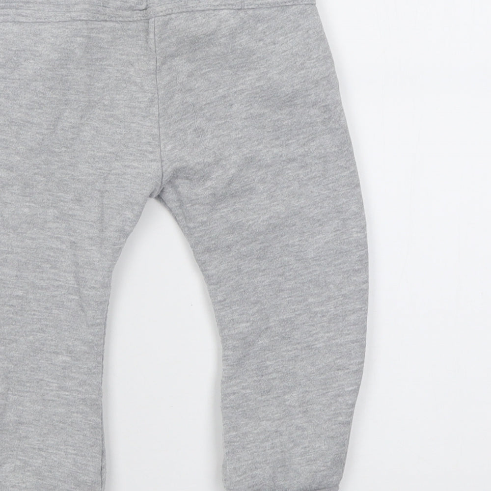F&F Boys Grey  Cotton Jogger Trousers Size 2-3 Years  Regular Tie
