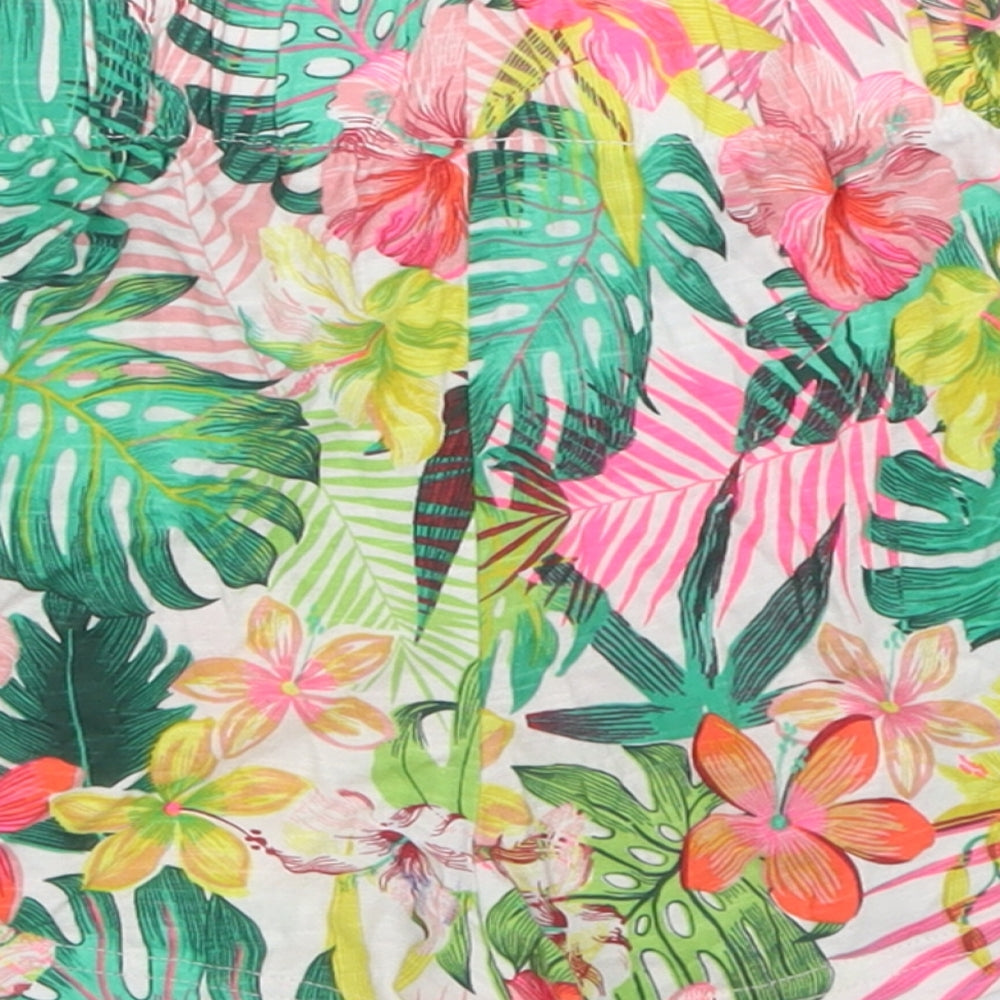 NEXT Girls Multicoloured Floral Cotton Bermuda Shorts Size 8 Years  Regular
