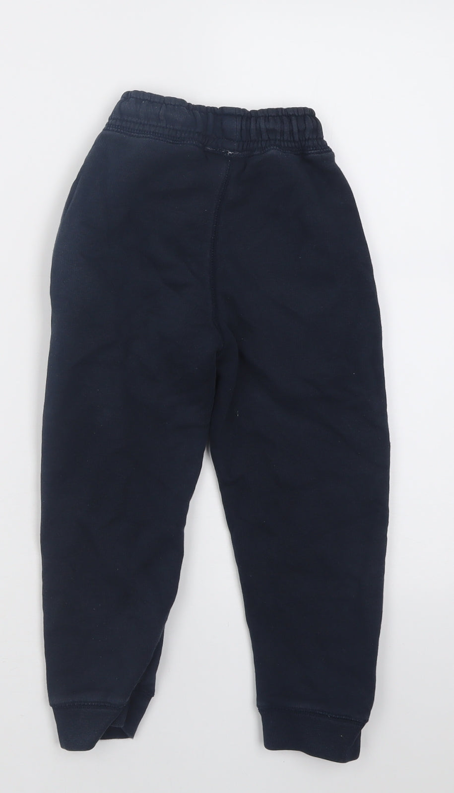 Preworn Boys Blue  Cotton Jogger Trousers Size 5-6 Years  Regular Tie