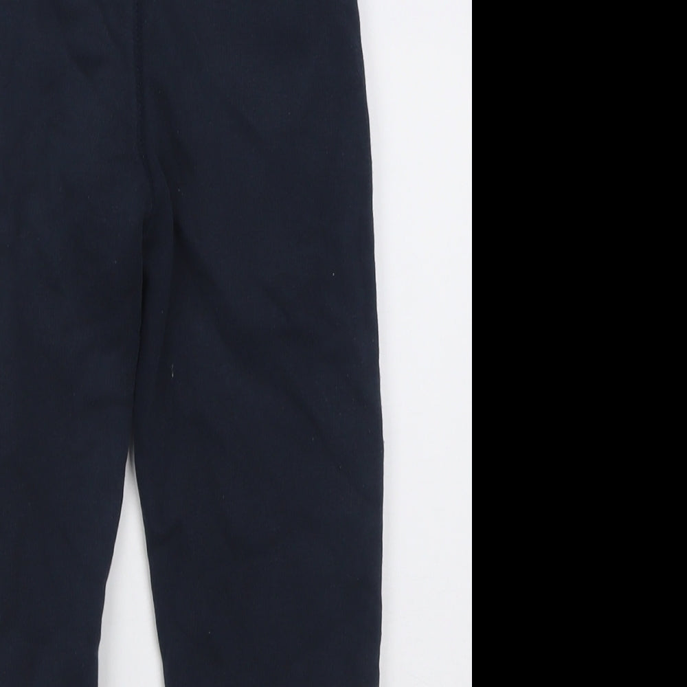 Preworn Boys Blue  Cotton Jogger Trousers Size 5-6 Years  Regular Tie