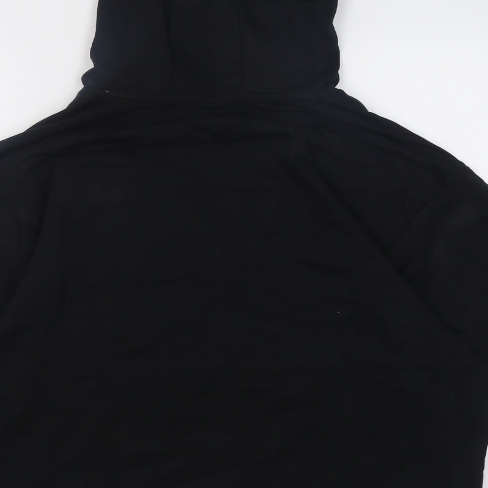 Nike Womens Black  Cotton Pullover Hoodie Size L  Pullover