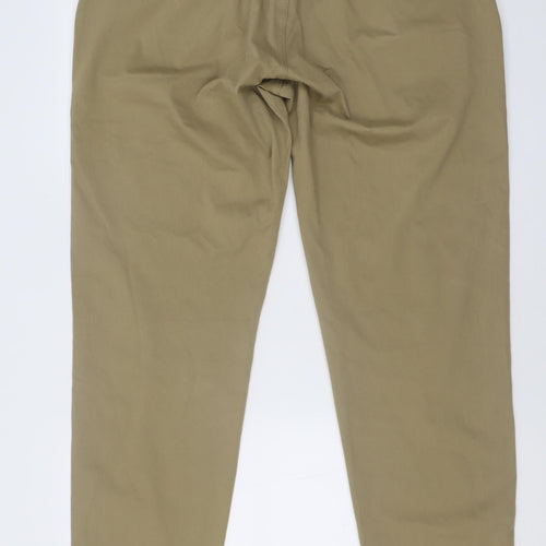 DOCKERS Mens Beige  Cotton Trousers  Size 38 L34 in Regular Button