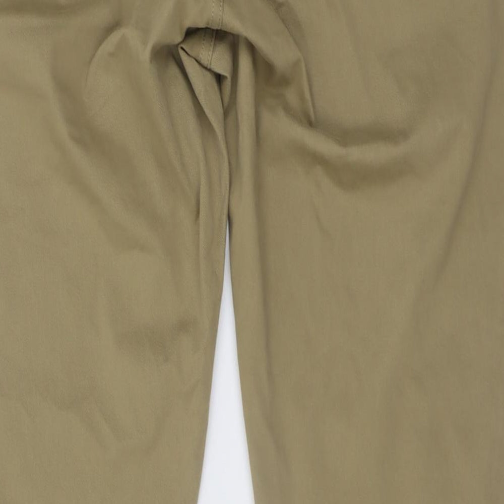 DOCKERS Mens Beige  Cotton Trousers  Size 38 L34 in Regular Button