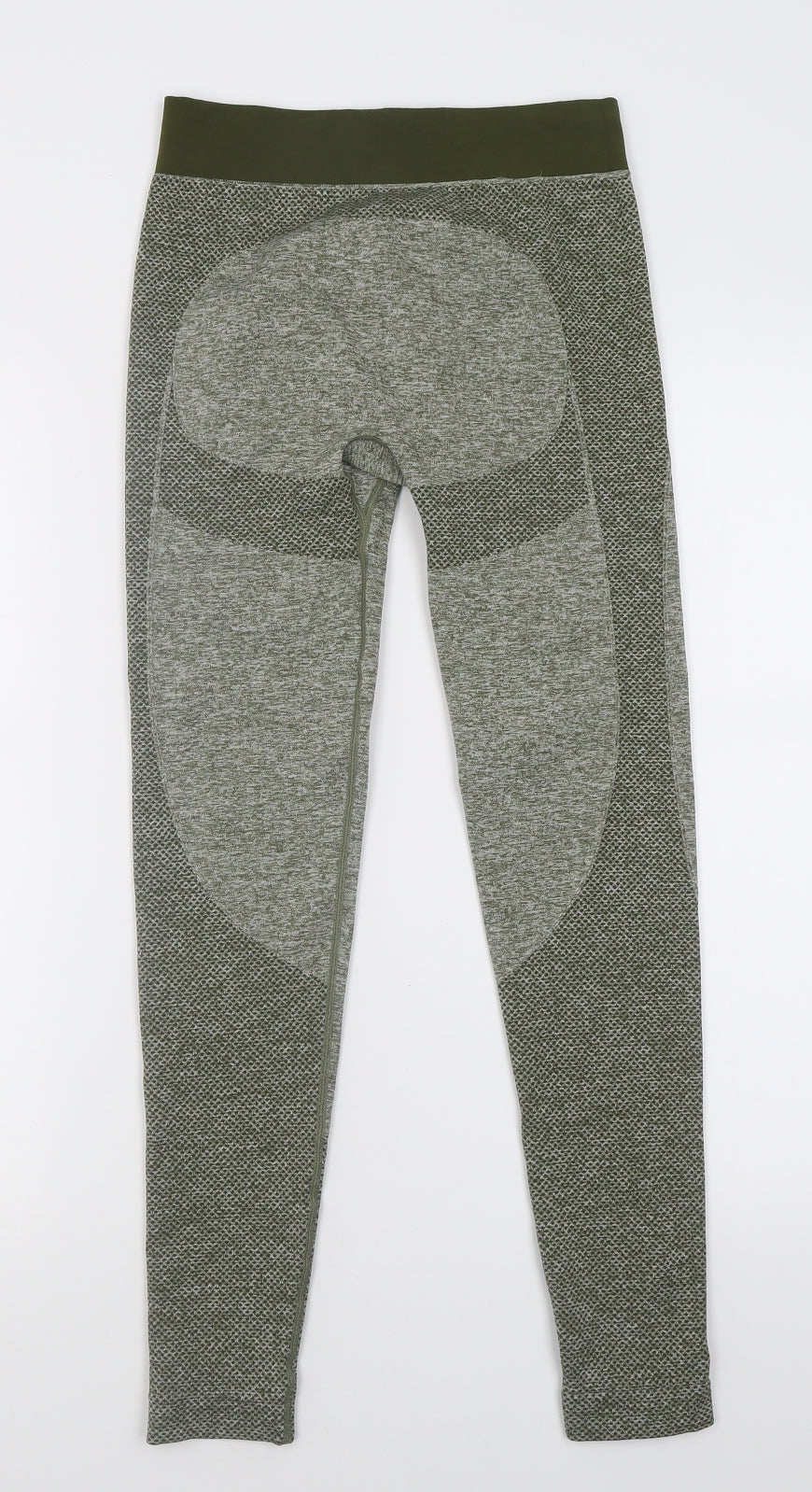 Preworn Womens Green  Polyester Sweatpants Leggings Size S L27 in Regular Pullover