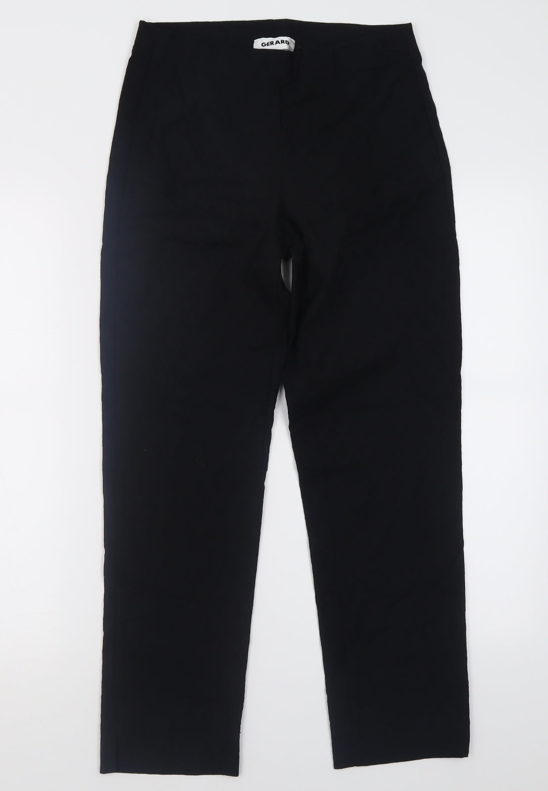 Gerard Womens Black  Viscose Trousers  Size 12 L28 in Regular
