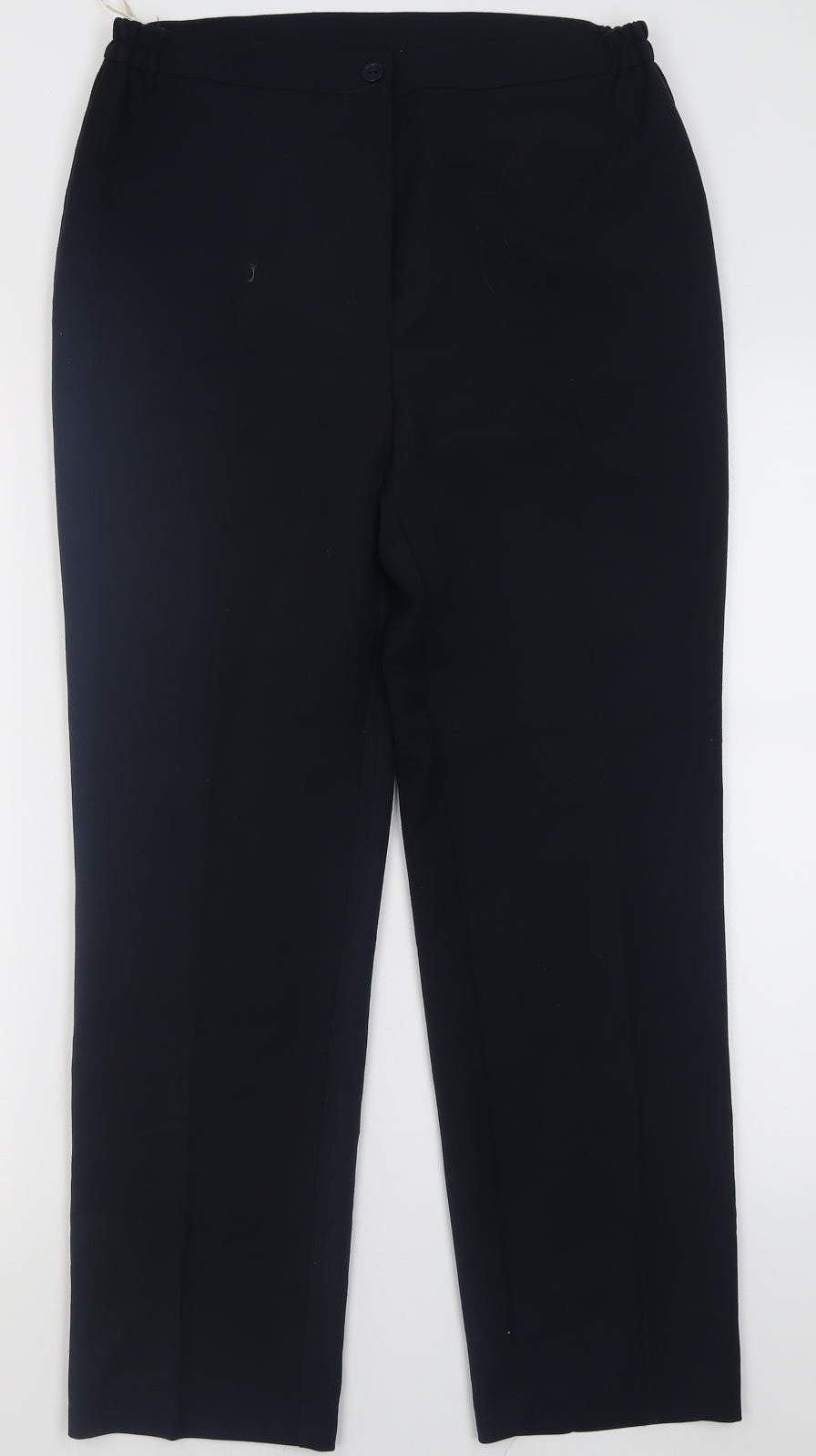 Gerard Womens Blue  Polyester Trousers  Size 10 L29 in Regular Button