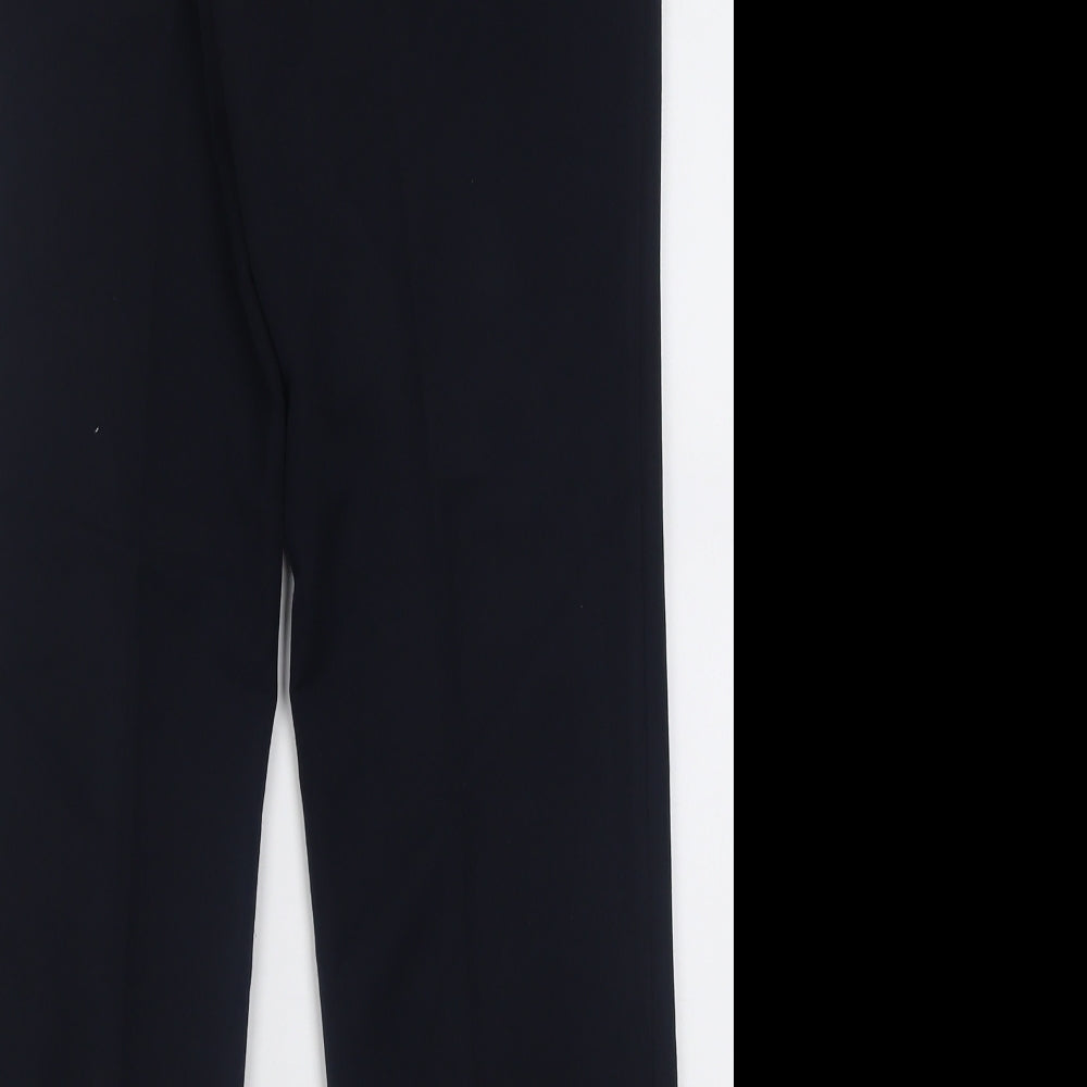 Gerard Womens Blue  Polyester Trousers  Size 10 L29 in Regular Button