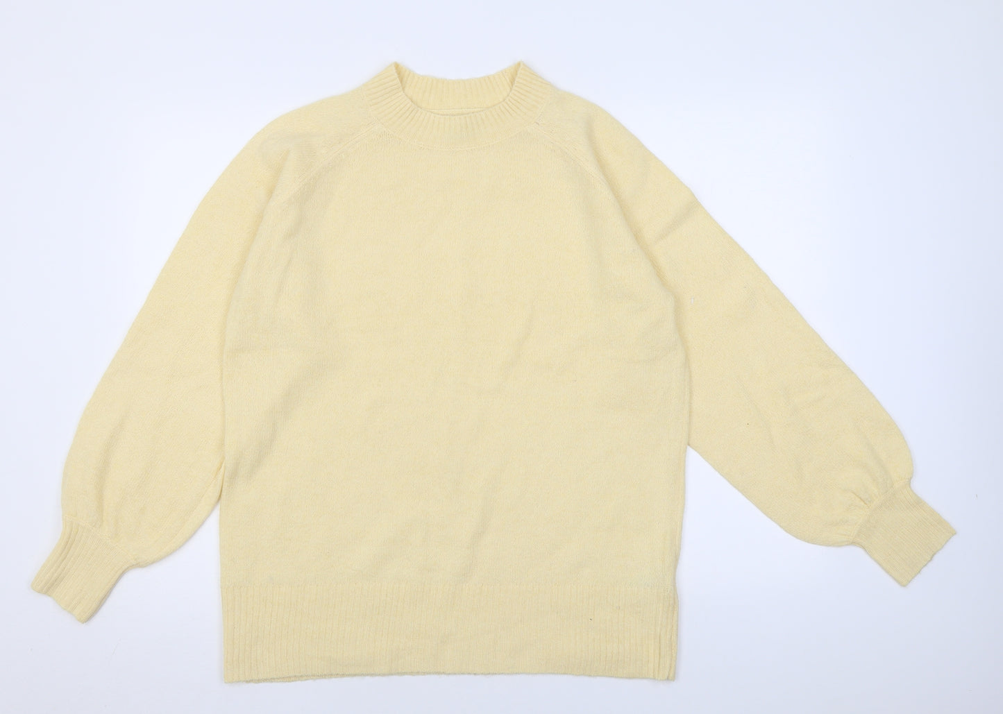 Papaya Womens Pink Crew Neck  Polyester Pullover Jumper Size M