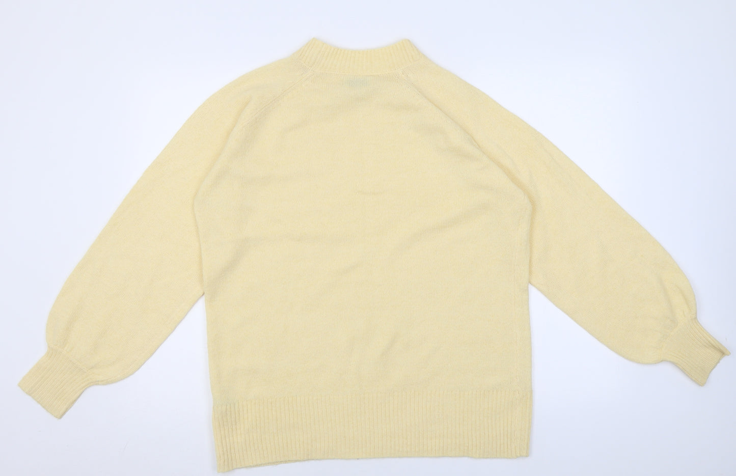 Papaya Womens Pink Crew Neck  Polyester Pullover Jumper Size M