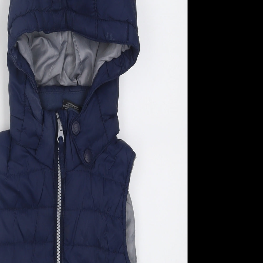 Trespass Boys Blue   Gilet Jacket Size 5-6 Years  Zip