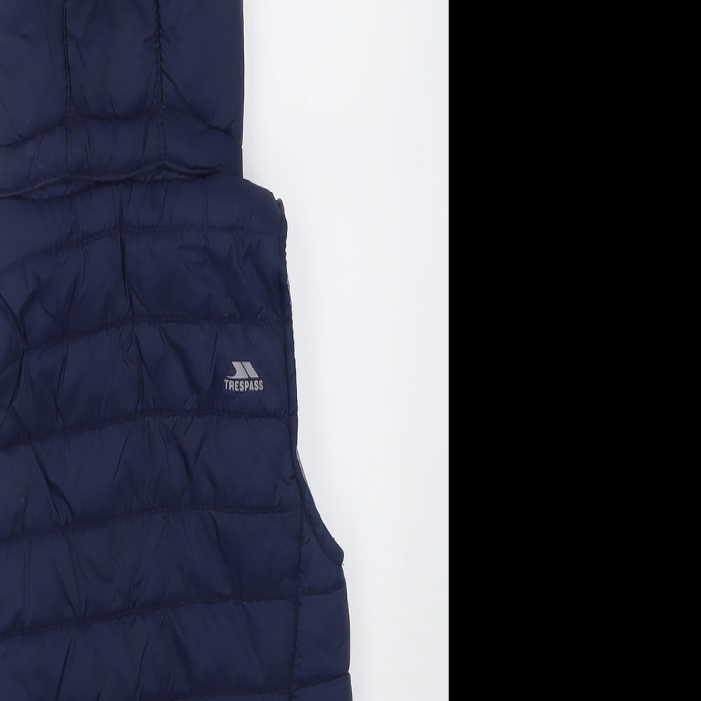 Trespass Boys Blue   Gilet Jacket Size 5-6 Years  Zip