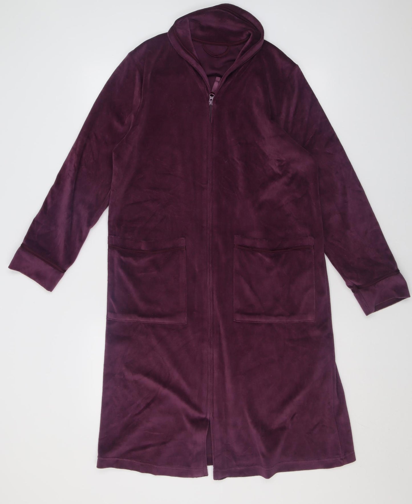 Marks and Spencer Womens Purple  Polyester  Gown Size S  Zip
