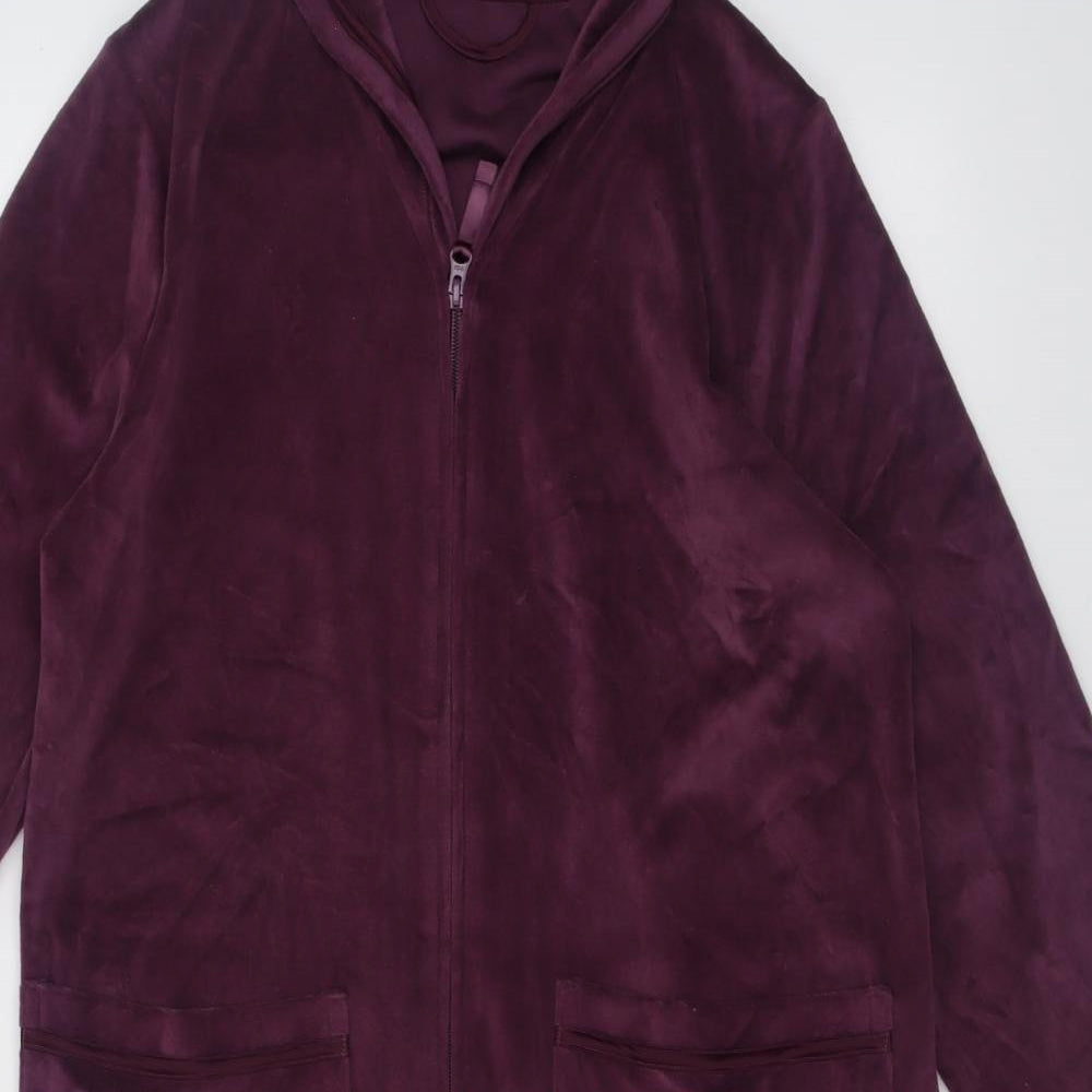 Marks and Spencer Womens Purple  Polyester  Gown Size S  Zip
