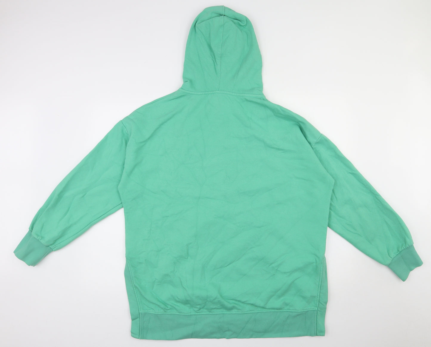 NEXT Mens Green  Cotton Pullover Hoodie Size L