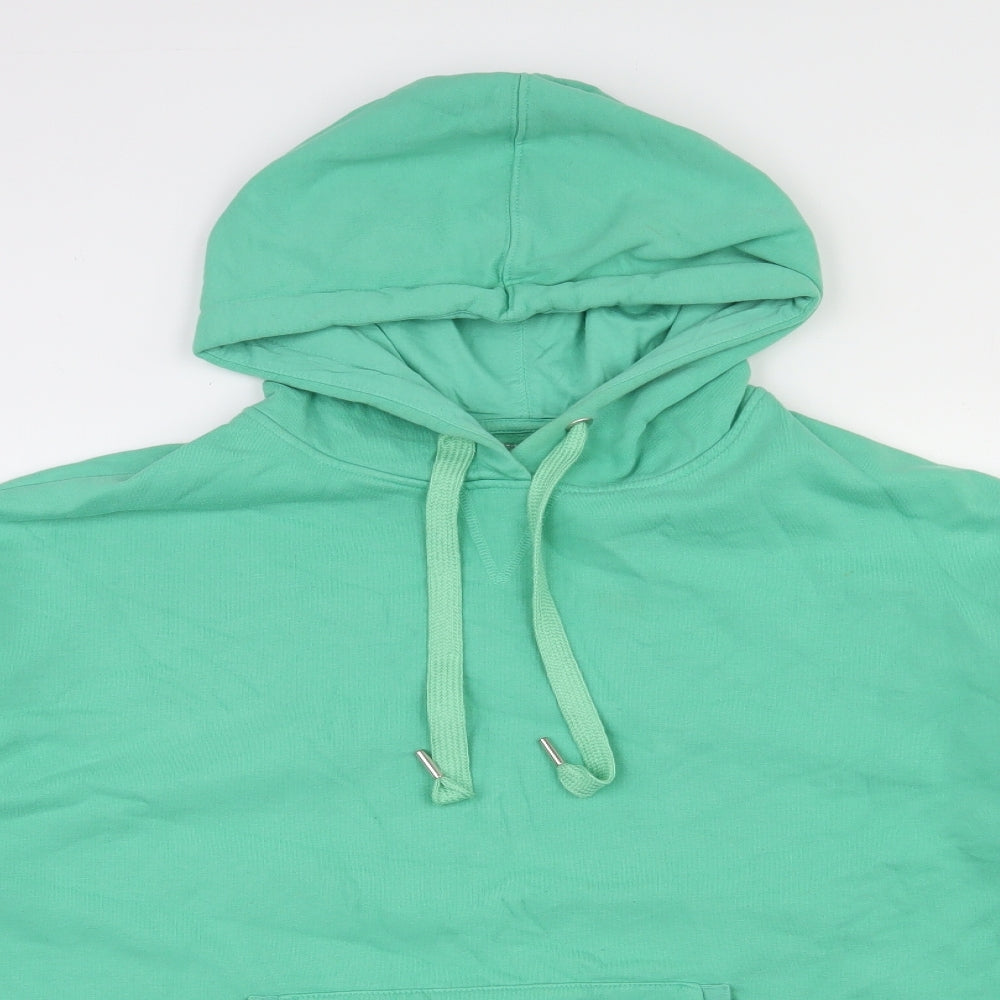 NEXT Mens Green  Cotton Pullover Hoodie Size L