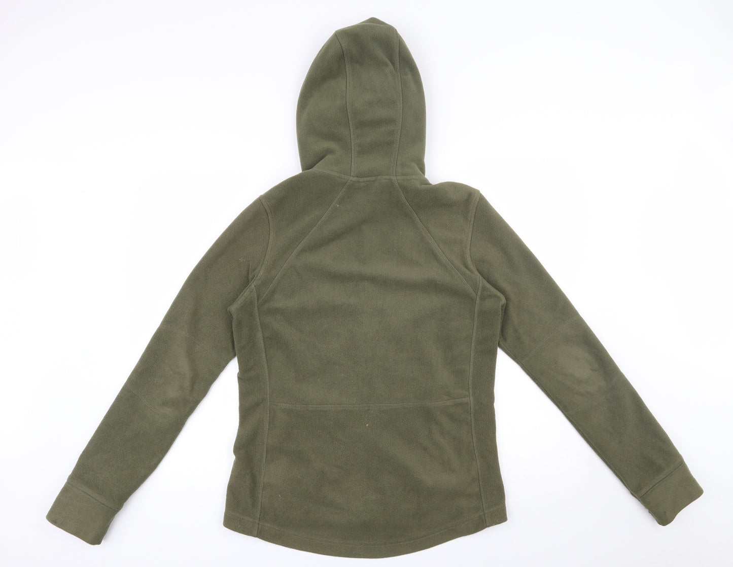 H&M Womens Green  100% Polyester Full Zip Sweatshirt Size M  Zip