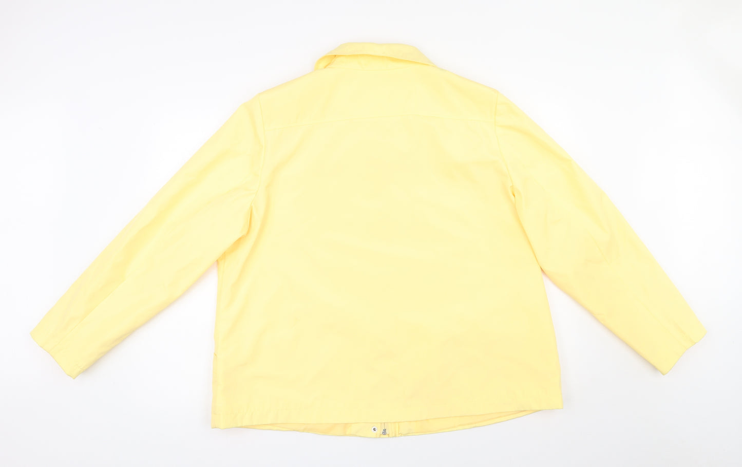 bm Collection Womens Yellow   Jacket  Size L  Zip
