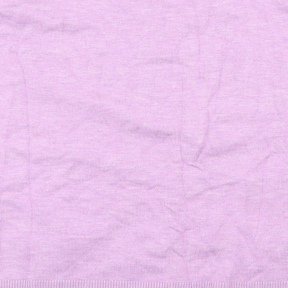 M&Co Womens Purple Scoop Neck  Viscose Cardigan Jumper Size 18