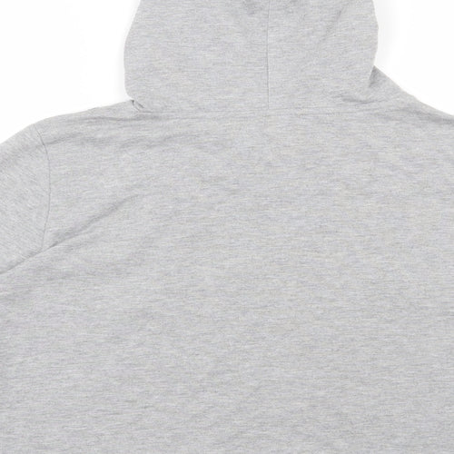 Atmosphere Womens Grey  Polyester Pullover Sweatshirt Size 14  Pullover - cropped, distressed