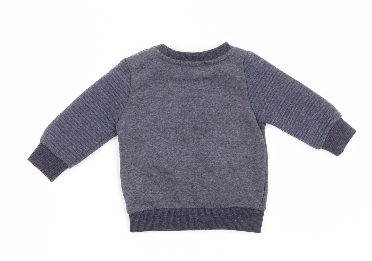 Primark Boys Blue  Polyester Pullover Jumper Size 3-6 Months  Pullover