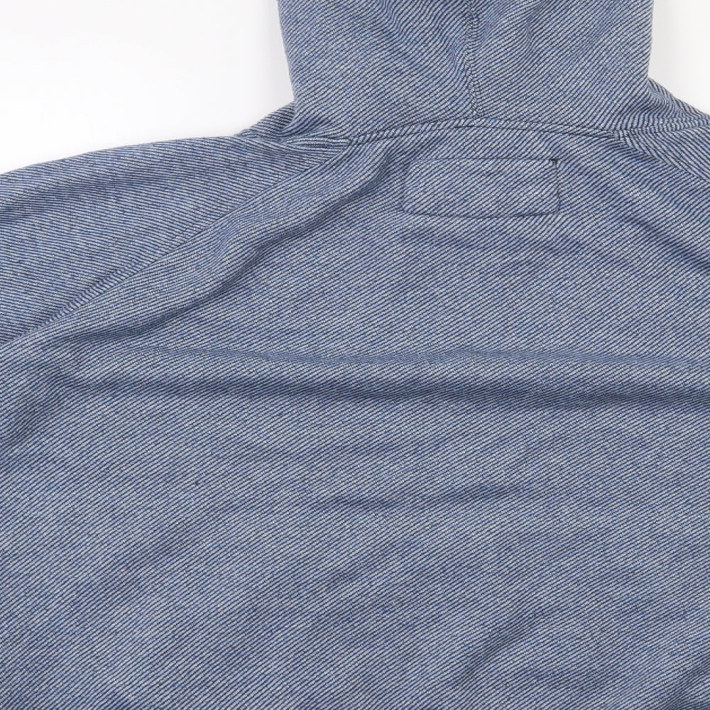 JACK & JONES Mens Blue  Polyester Pullover Hoodie Size M