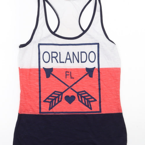 Exist Womens Multicoloured  Polyester Basic Tank Size M Scoop Neck - Orlando