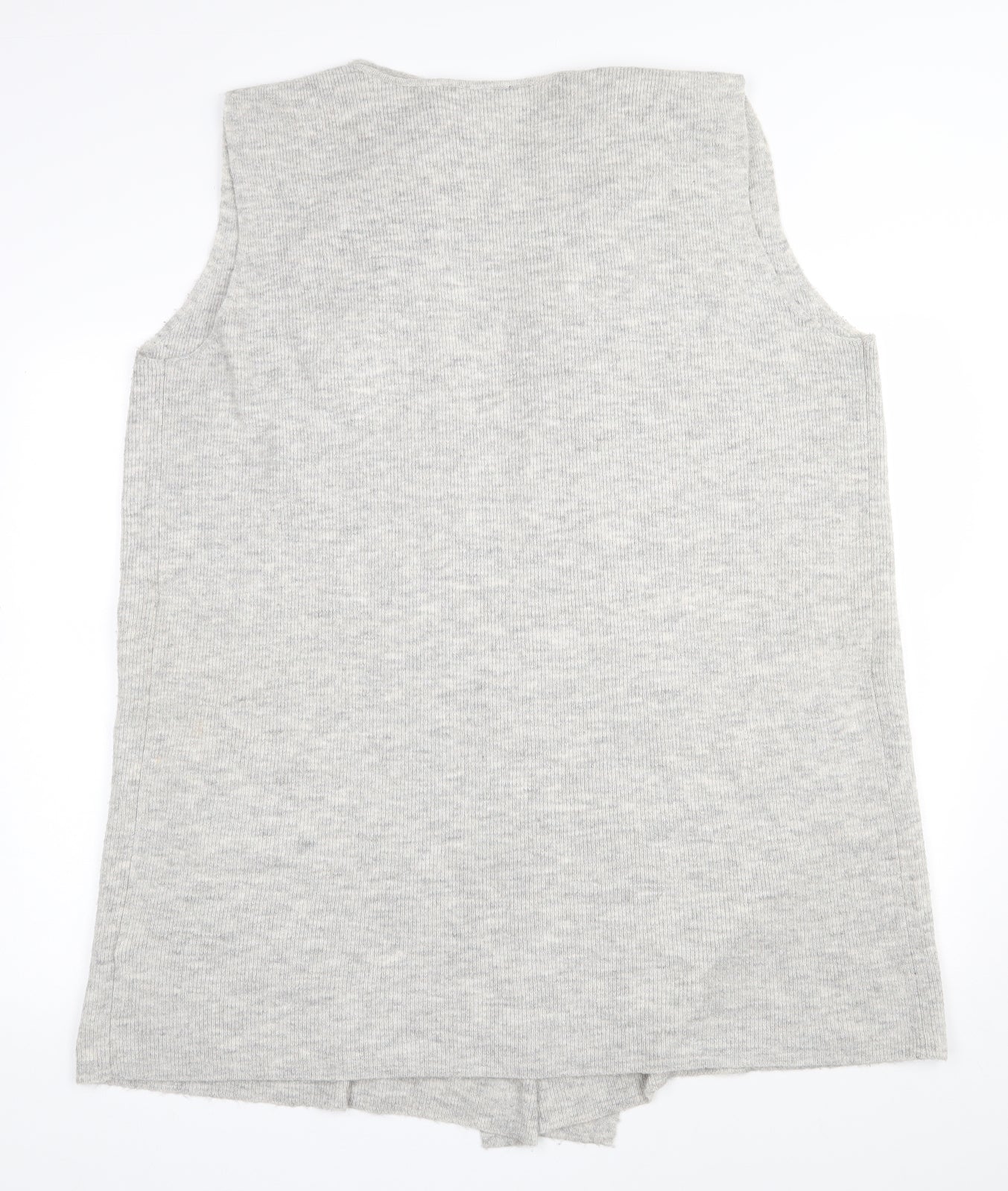 Phase Eight Womens Grey V-Neck  Acrylic Cardigan Jumper Size L