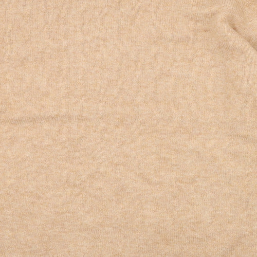 George Womens Brown High Neck  Acrylic Pullover Jumper Size M