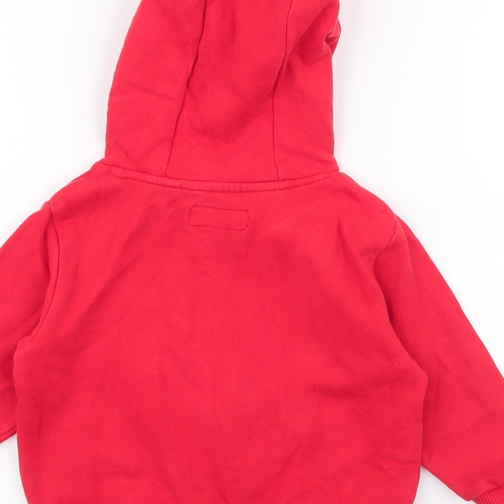 NEXT Boys Red  Cotton Pullover Jumper Size 18-24 Months  Pullover - dinosaur