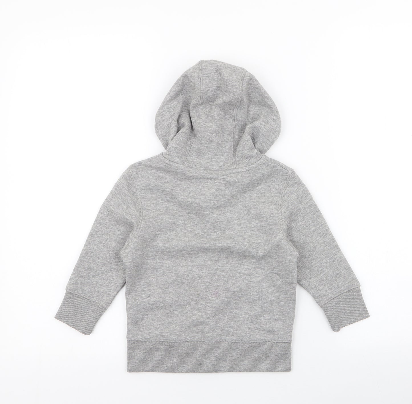 Blue Zoo Boys Grey  Cotton Full Zip Jumper Size 12-18 Months  Zip