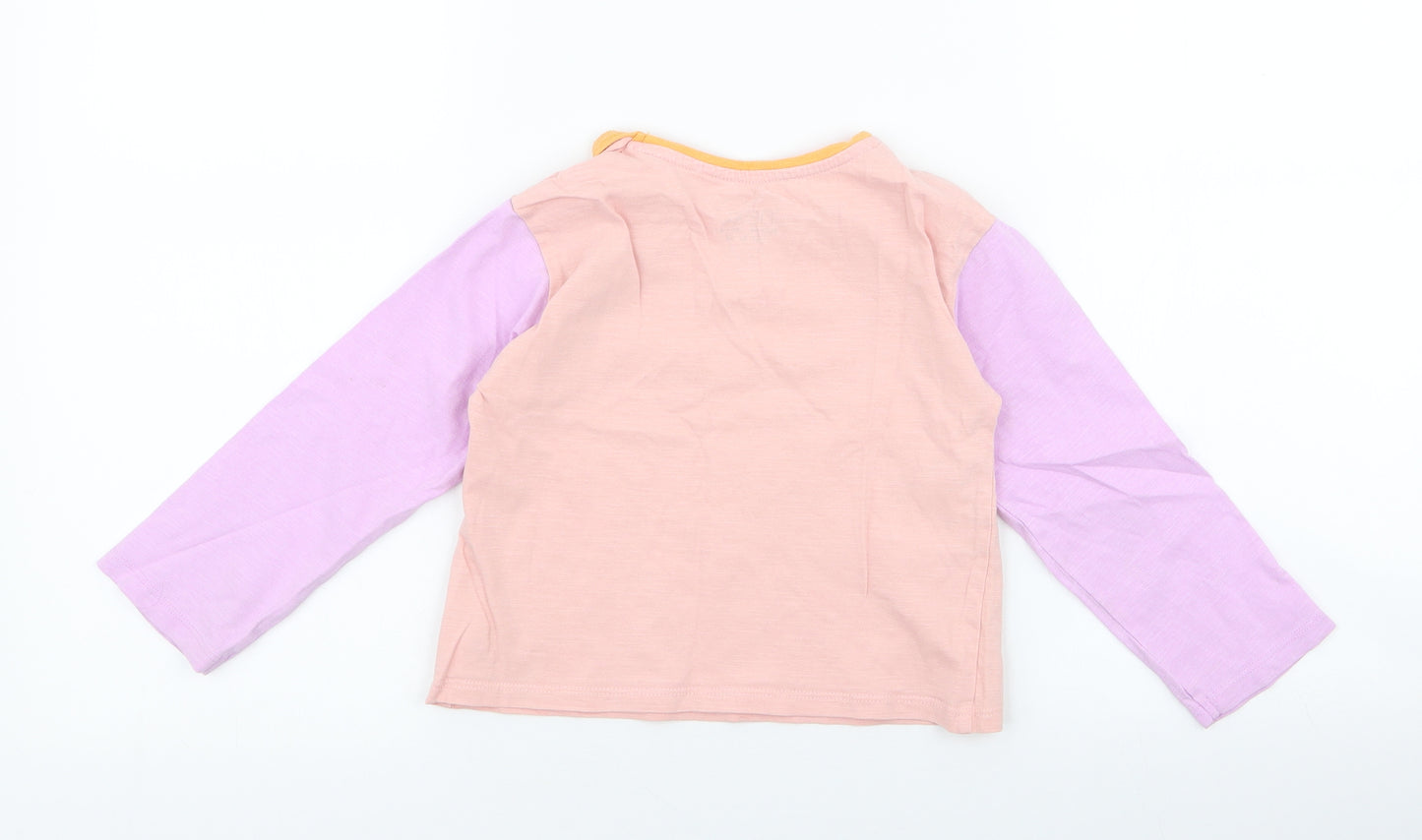 NEXT Girls Multicoloured  100% Cotton Jersey T-Shirt Size 3-4 Years Round Neck Pullover - kindness is everywhere