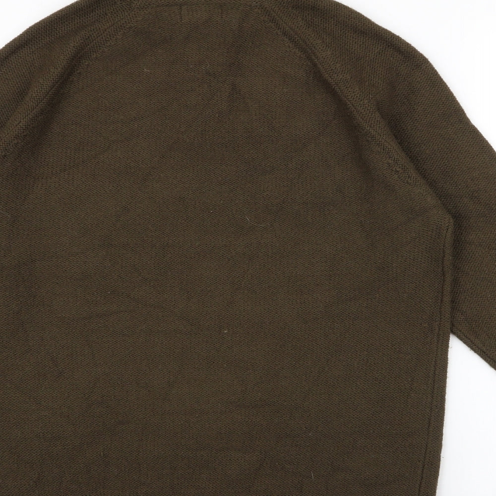NEXT Mens Green  Acrylic Pullover Sweatshirt Size M