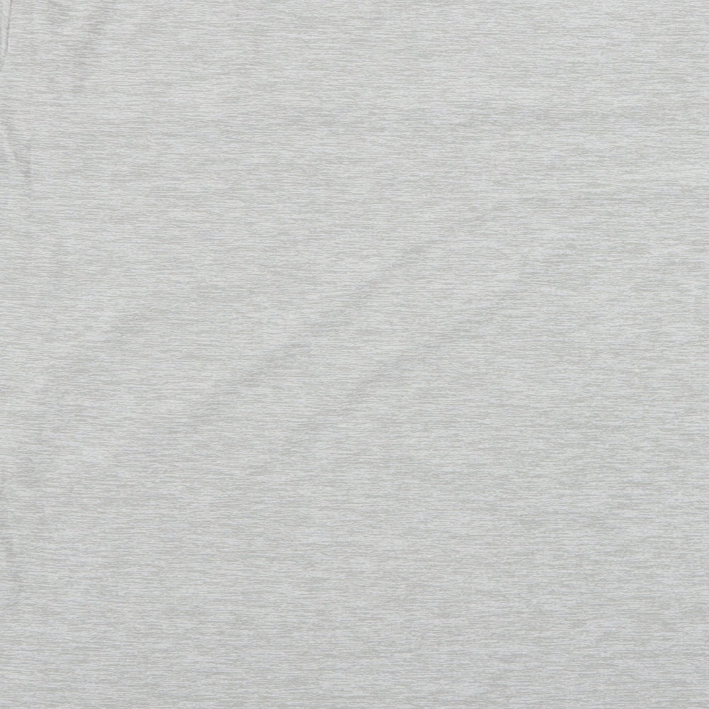 Kyodan Womens Grey  Polyester Jersey T-Shirt Size M Round Neck