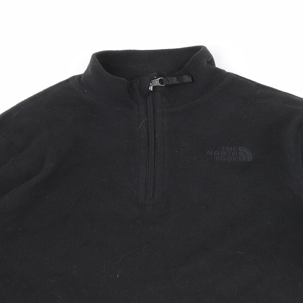 The North Face Boys Black  100% Polyester Pullover Sweatshirt Size M  Zip
