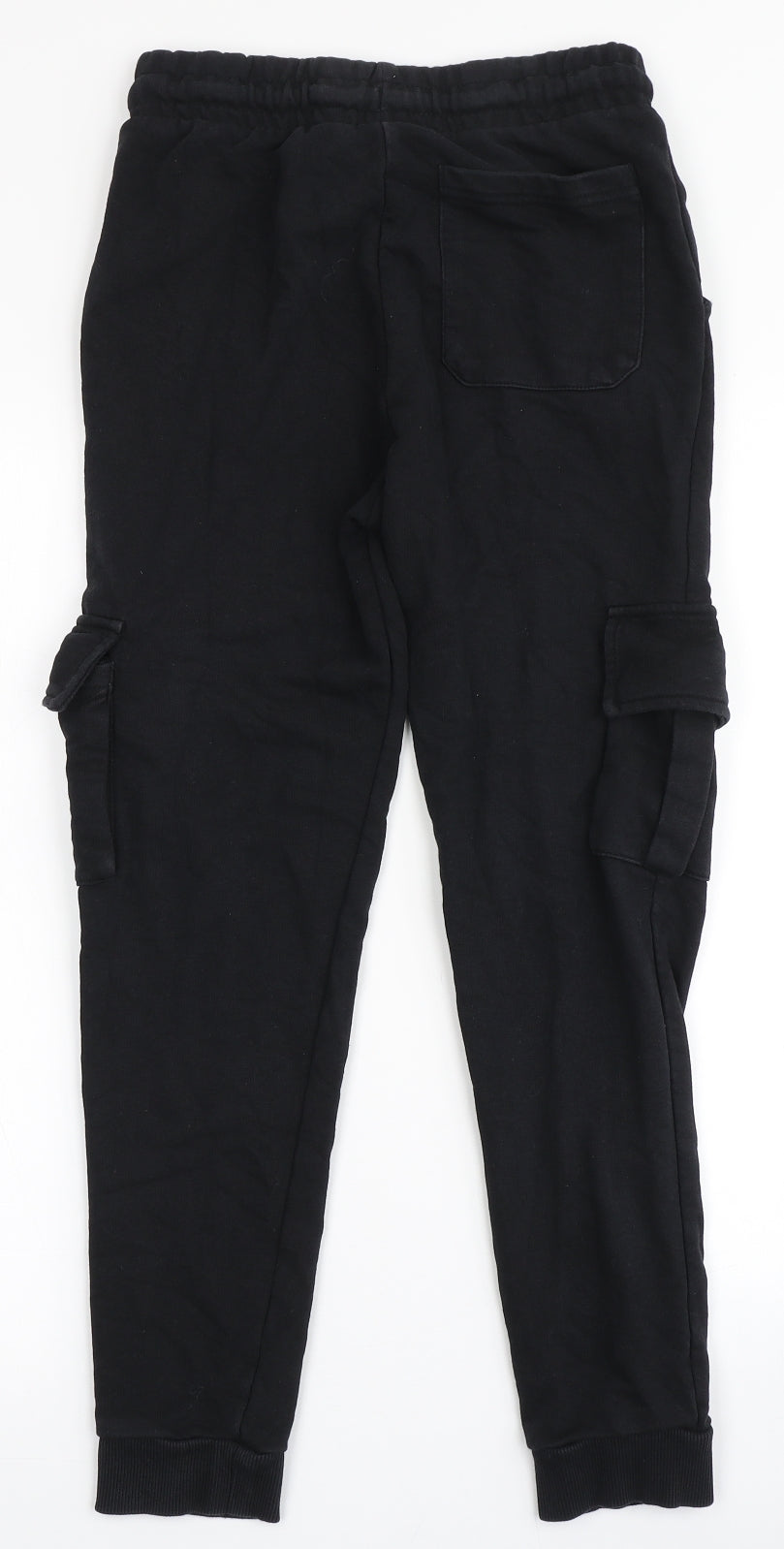 NERF Boys Black  Cotton Jogger Trousers Size 11-12 Years  Regular Drawstring