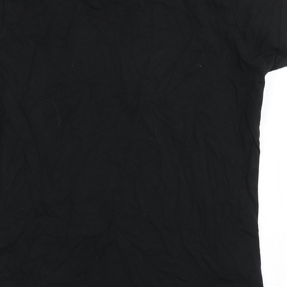 Roblox Boys Black  100% Cotton Basic T-Shirt Size 8-9 Years Round Neck