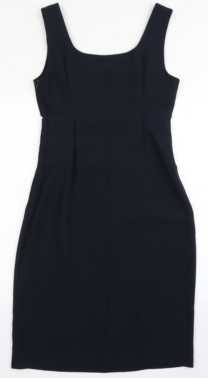 Papaya Womens Blue  Polyester A-Line  Size 12  Round Neck Zip - Tailored Fit