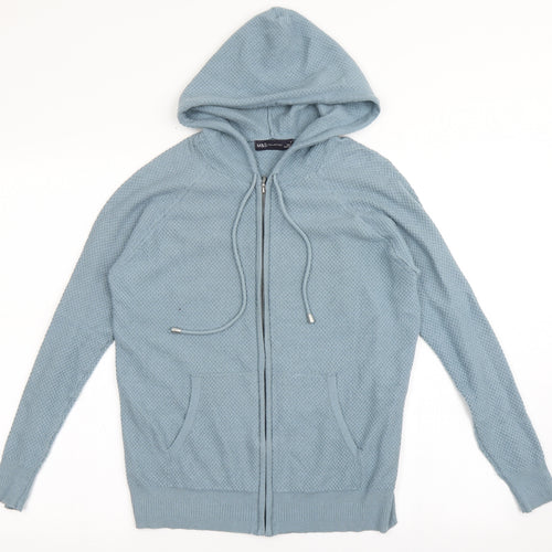 Marks and Spencer Womens Blue   Jacket  Size S  Zip