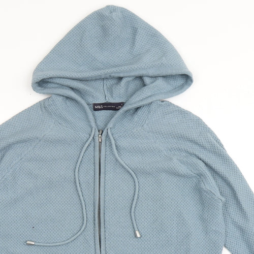 Marks and Spencer Womens Blue   Jacket  Size S  Zip