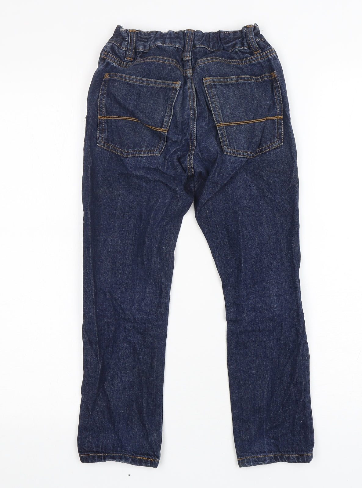 NEXT Boys Blue  Cotton Straight Jeans Size 8 Years  Regular Button