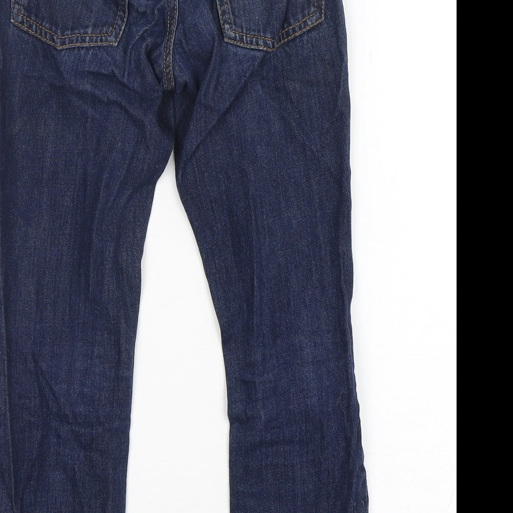 NEXT Boys Blue  Cotton Straight Jeans Size 8 Years  Regular Button