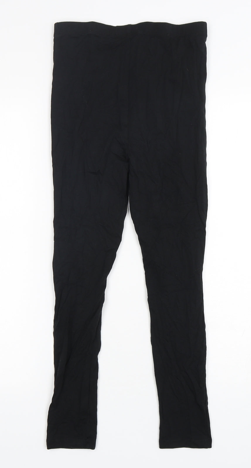 George Girls Black  Cotton Sweatpants Trousers Size 11-12 Years  Regular