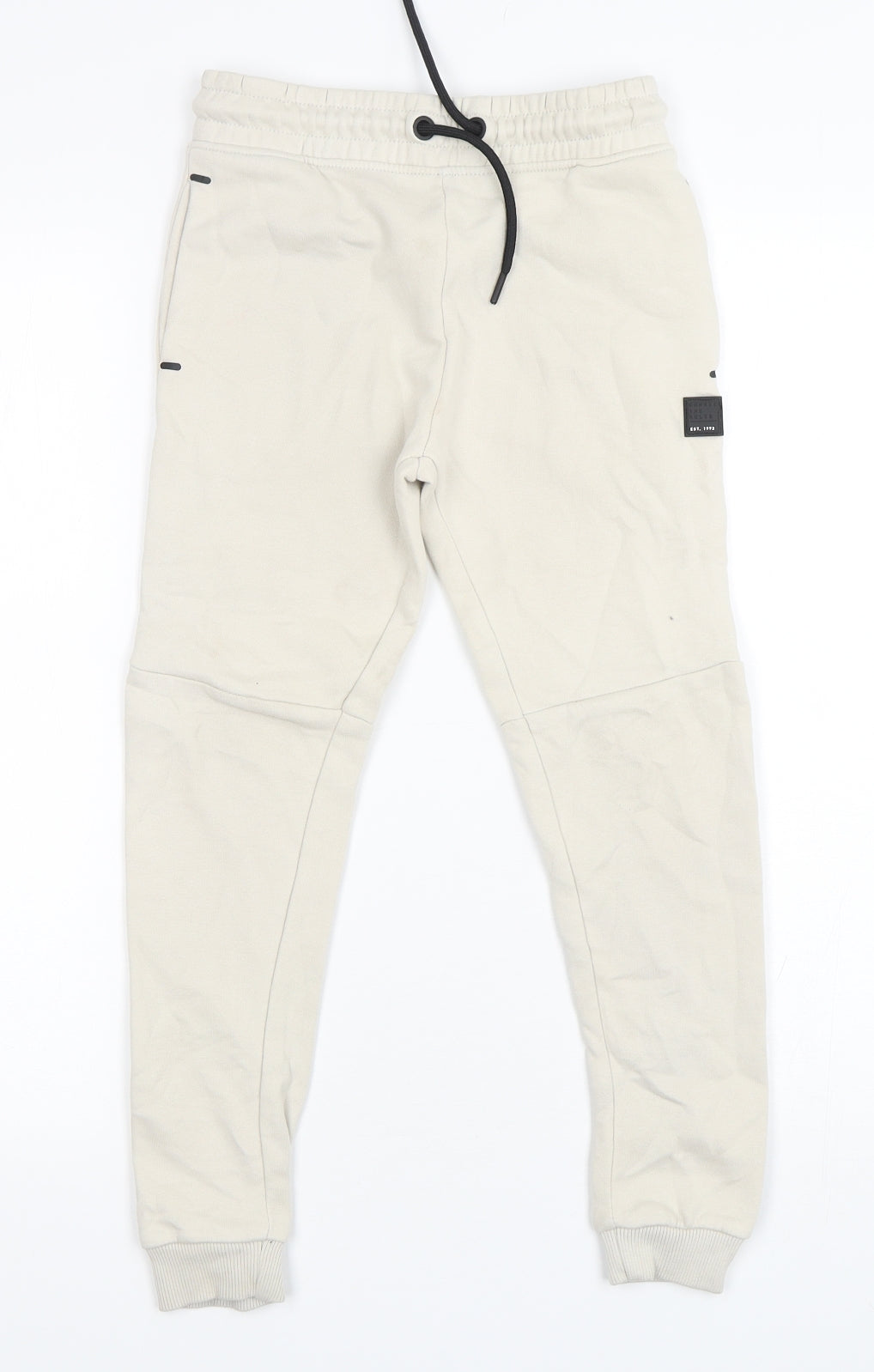 George Boys Beige  Cotton Sweatpants Trousers Size 8-9 Years  Regular