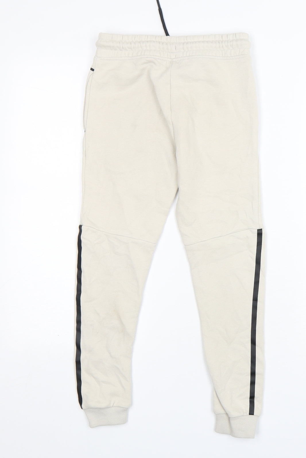 George Boys Beige  Cotton Sweatpants Trousers Size 8-9 Years  Regular