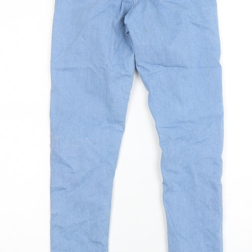 Topshop Womens Blue  Polyester Skinny Jeans Size 26 in L32 in Regular