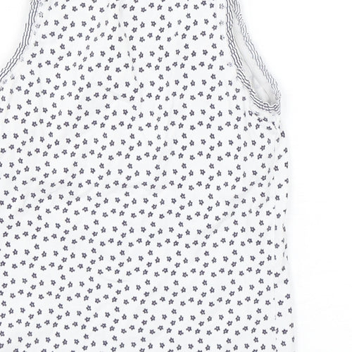 NEXT Girls Multicoloured Floral Cotton Basic Tank Size 5-6 Years Round Neck Pullover