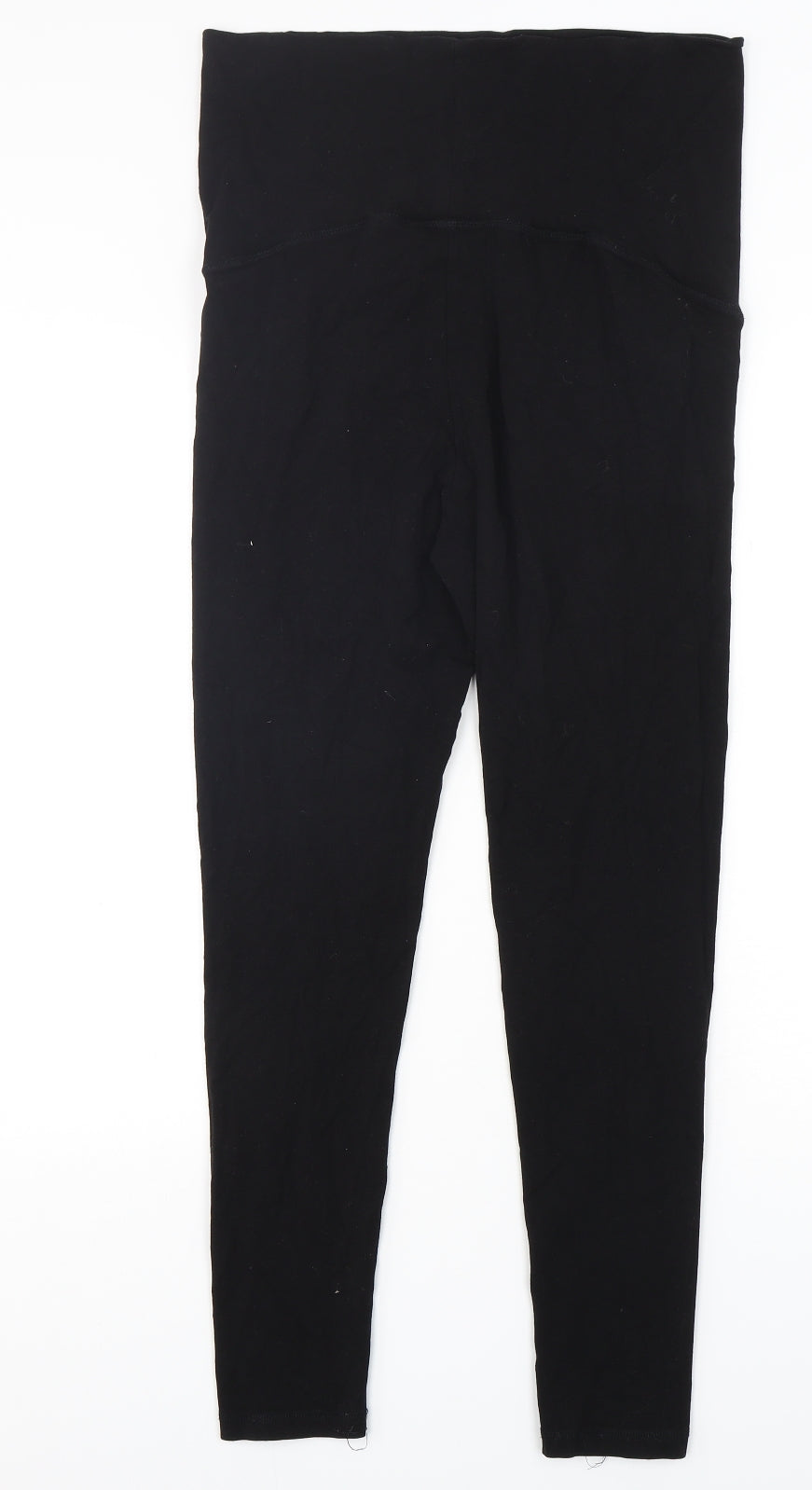 H&M Womens Black  Cotton Jogger Leggings Size L L28 in