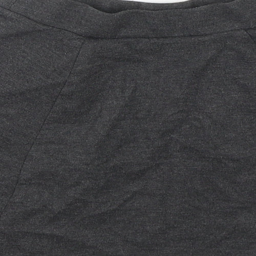 George Girls Grey  Polyester A-Line Skirt Size 6-7 Years  Regular