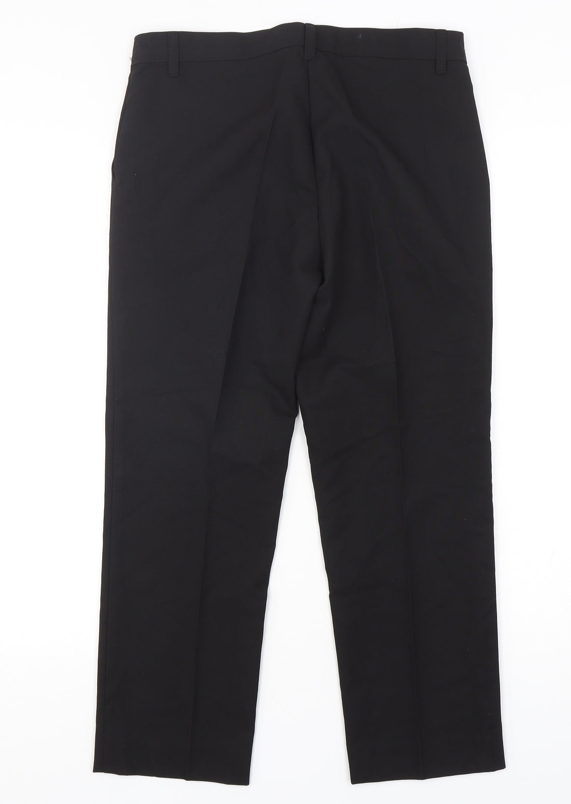 Marks and Spencer Boys Black  Polyester Dress Pants Trousers Size 12-13 Years  Regular