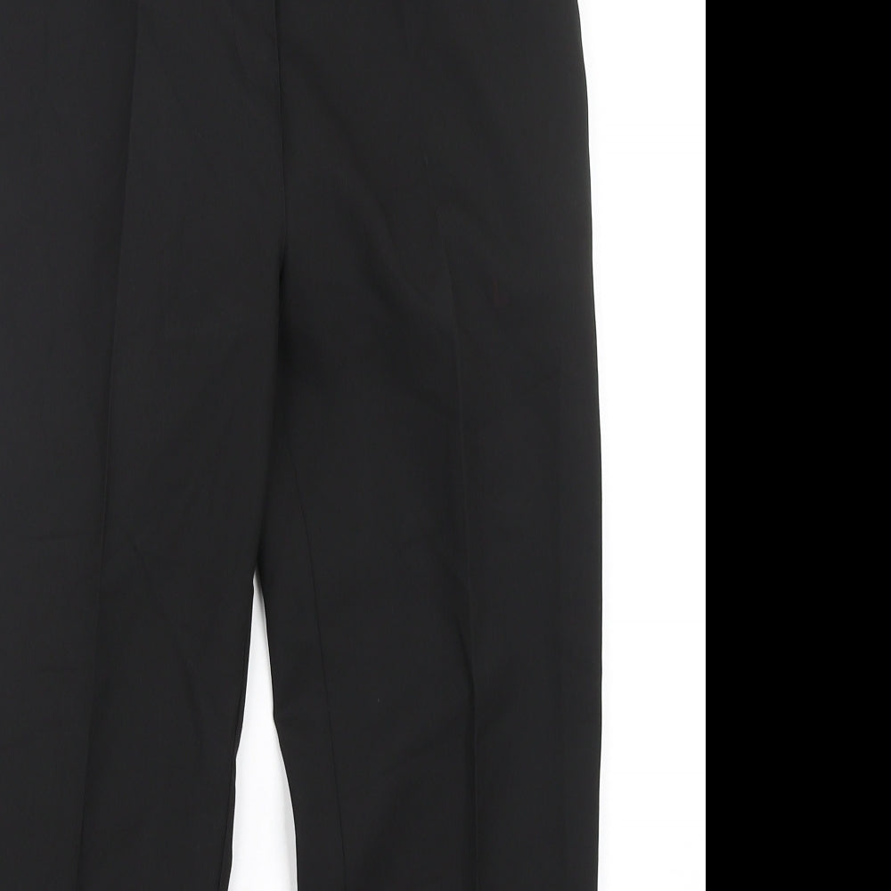 Marks and Spencer Boys Black  Polyester Dress Pants Trousers Size 12-13 Years  Regular